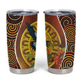 Aboriginal Magpies Dots Art Tumbler Cup Native Australian Animals