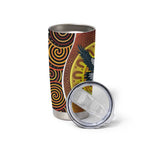 Aboriginal Magpies Dots Art Tumbler Cup Native Australian Animals