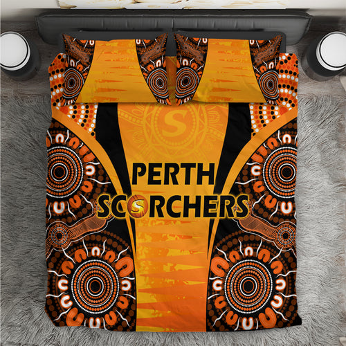 made-tough-scorchers-custom-bedding-set-champions-bbl13-aboriginal-version