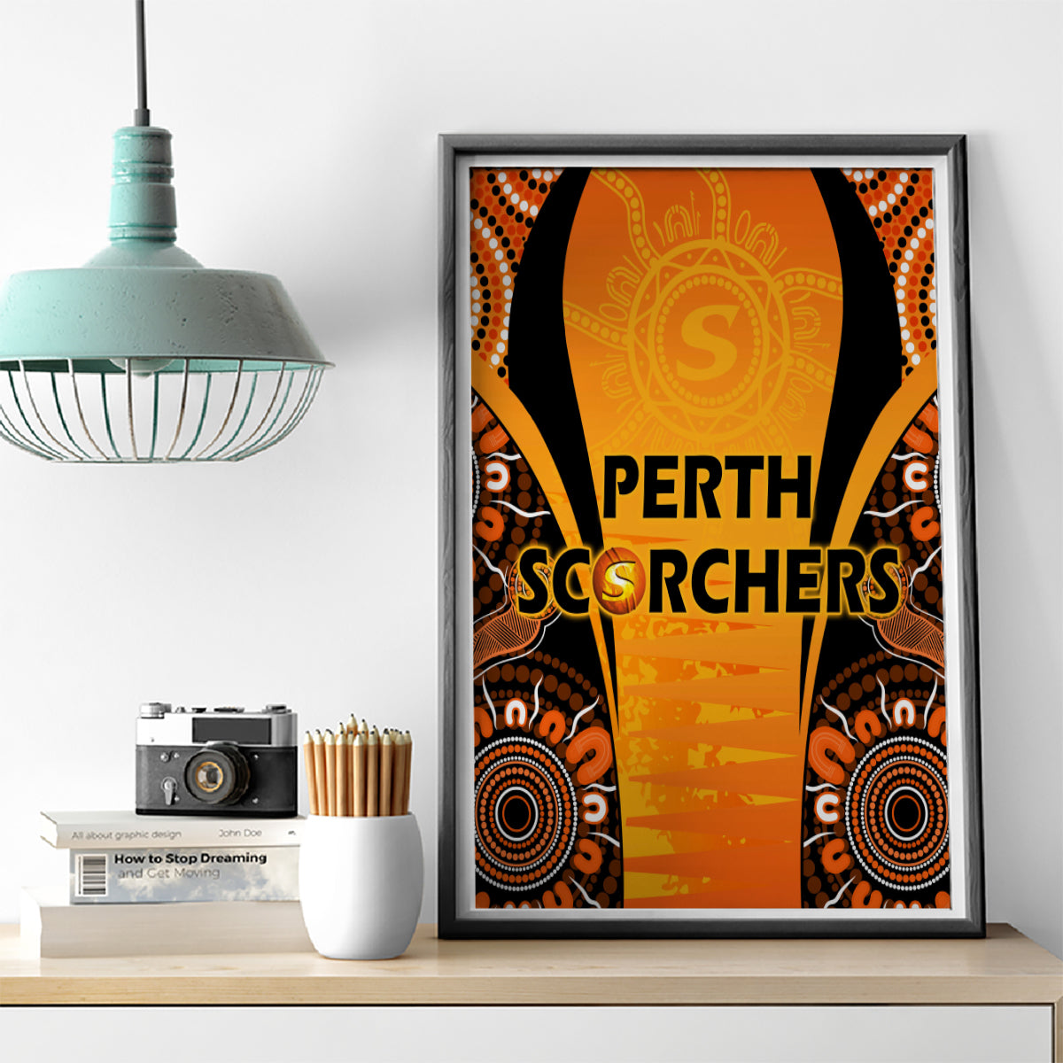 made-tough-scorchers-custom-canvas-wall-art-champions-bbl13-aboriginal-version