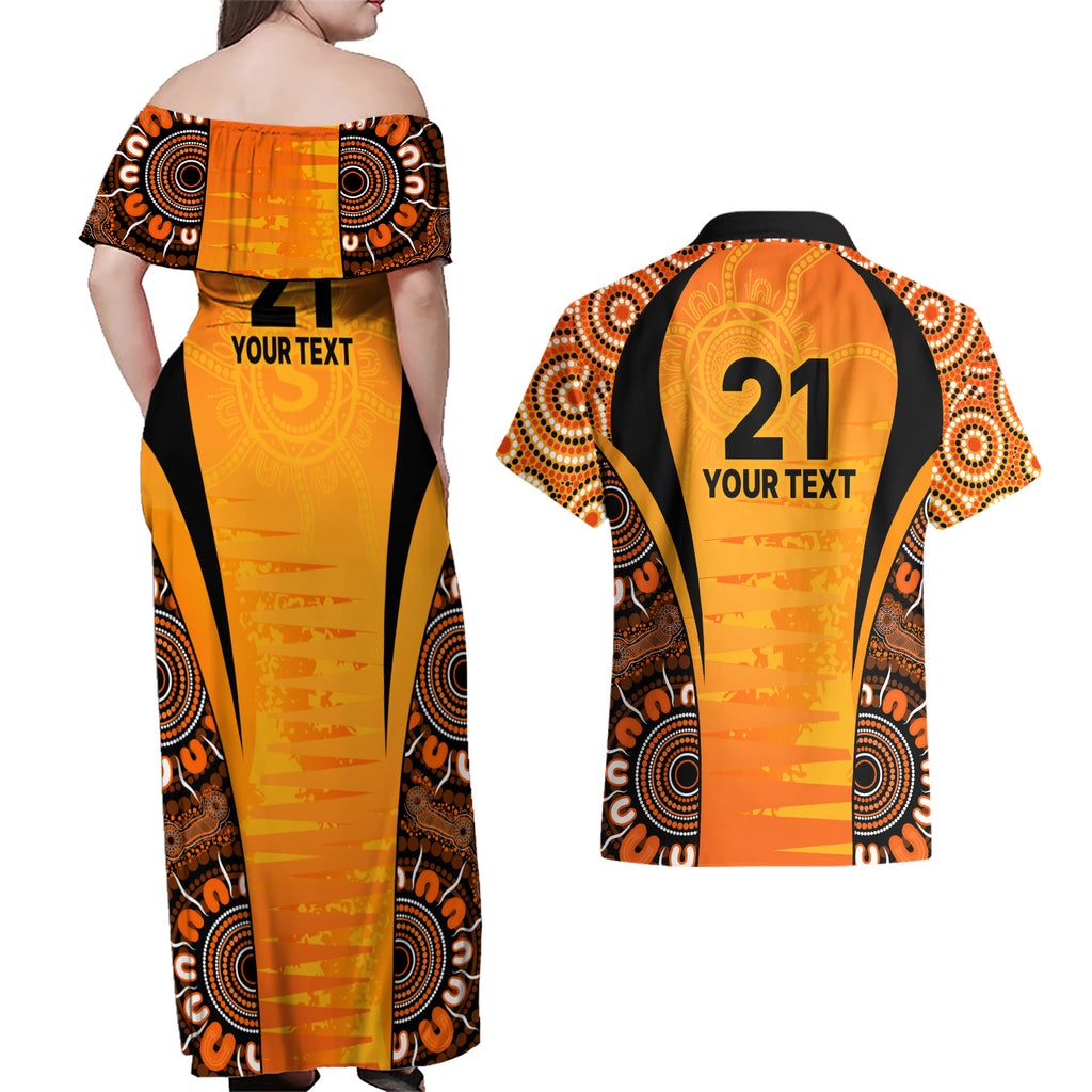 made-tough-scorchers-custom-couples-matching-off-shoulder-maxi-dress-and-hawaiian-shirt-champions-bbl13-aboriginal-version
