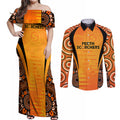 made-tough-scorchers-custom-couples-matching-off-shoulder-maxi-dress-and-long-sleeve-button-shirt-champions-bbl13-aboriginal-version