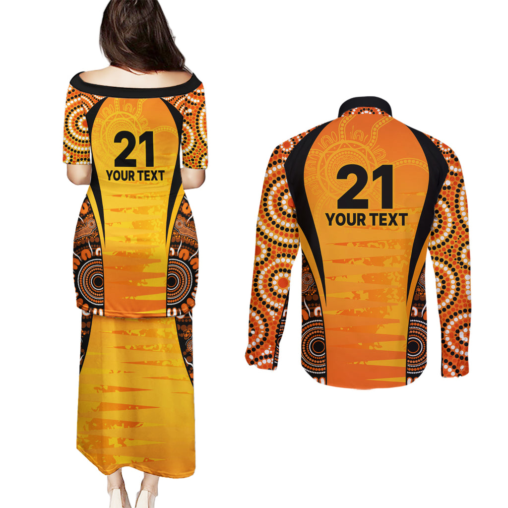made-tough-scorchers-custom-couples-matching-puletasi-dress-and-long-sleeve-button-shirt-champions-bbl13-aboriginal-version
