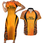 made-tough-scorchers-custom-couples-matching-short-sleeve-bodycon-dress-and-hawaiian-shirt-champions-bbl13-aboriginal-version