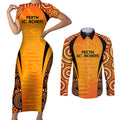 made-tough-scorchers-custom-couples-matching-short-sleeve-bodycon-dress-and-long-sleeve-button-shirt-champions-bbl13-aboriginal-version