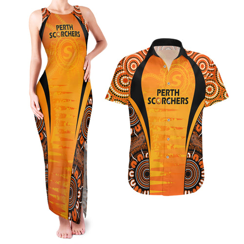 made-tough-scorchers-custom-couples-matching-tank-maxi-dress-and-hawaiian-shirt-champions-bbl13-aboriginal-version