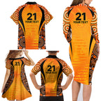made-tough-scorchers-custom-family-matching-long-sleeve-bodycon-dress-and-hawaiian-shirt-champions-bbl13-aboriginal-version