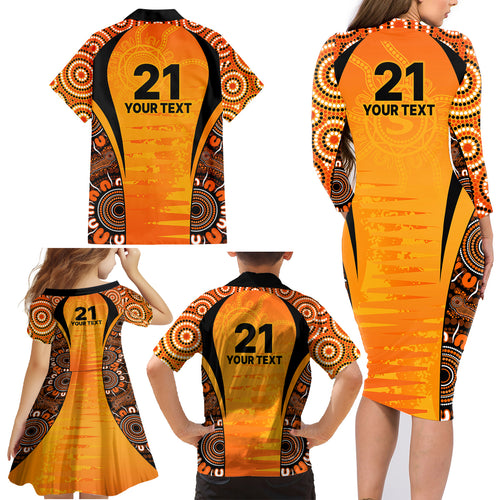 made-tough-scorchers-custom-family-matching-long-sleeve-bodycon-dress-and-hawaiian-shirt-champions-bbl13-aboriginal-version