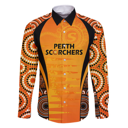made-tough-scorchers-custom-family-matching-off-shoulder-long-sleeve-dress-and-hawaiian-shirt-champions-bbl13-aboriginal-version