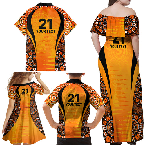 made-tough-scorchers-custom-family-matching-off-shoulder-maxi-dress-and-hawaiian-shirt-champions-bbl13-aboriginal-version