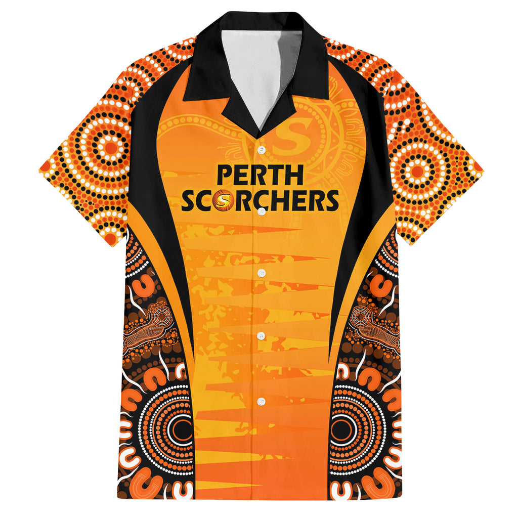 made-tough-scorchers-custom-family-matching-off-shoulder-short-dress-and-hawaiian-shirt-champions-bbl13-aboriginal-version