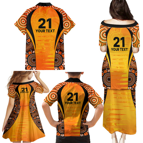 made-tough-scorchers-custom-family-matching-puletasi-dress-and-hawaiian-shirt-champions-bbl13-aboriginal-version