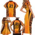 made-tough-scorchers-custom-family-matching-short-sleeve-bodycon-dress-and-hawaiian-shirt-champions-bbl13-aboriginal-version