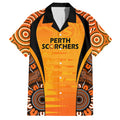 made-tough-scorchers-custom-family-matching-short-sleeve-bodycon-dress-and-hawaiian-shirt-champions-bbl13-aboriginal-version