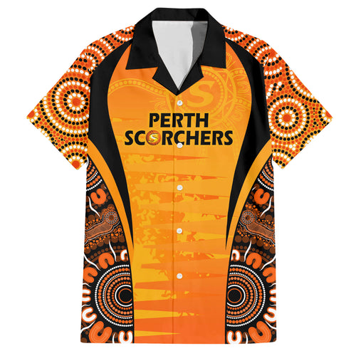 made-tough-scorchers-custom-family-matching-short-sleeve-bodycon-dress-and-hawaiian-shirt-champions-bbl13-aboriginal-version