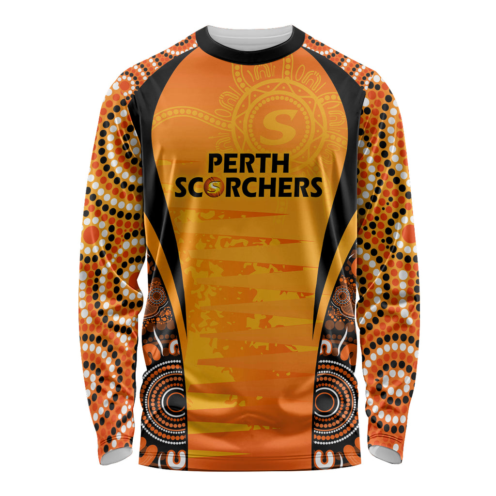 made-tough-scorchers-custom-long-sleeve-shirt-champions-bbl13-aboriginal-version