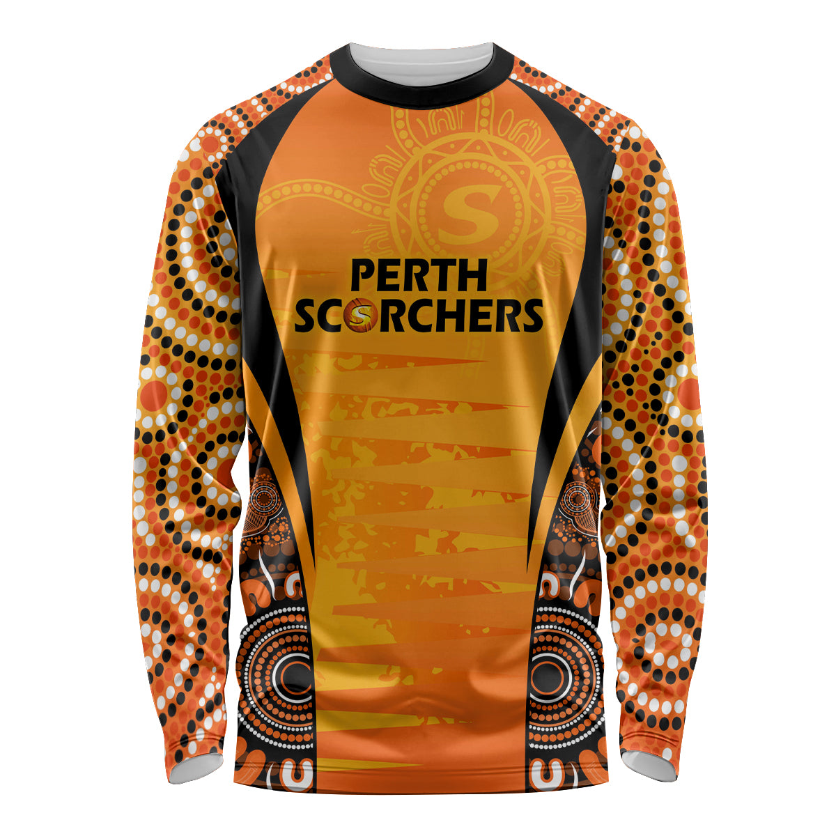made-tough-scorchers-custom-long-sleeve-shirt-champions-bbl13-aboriginal-version
