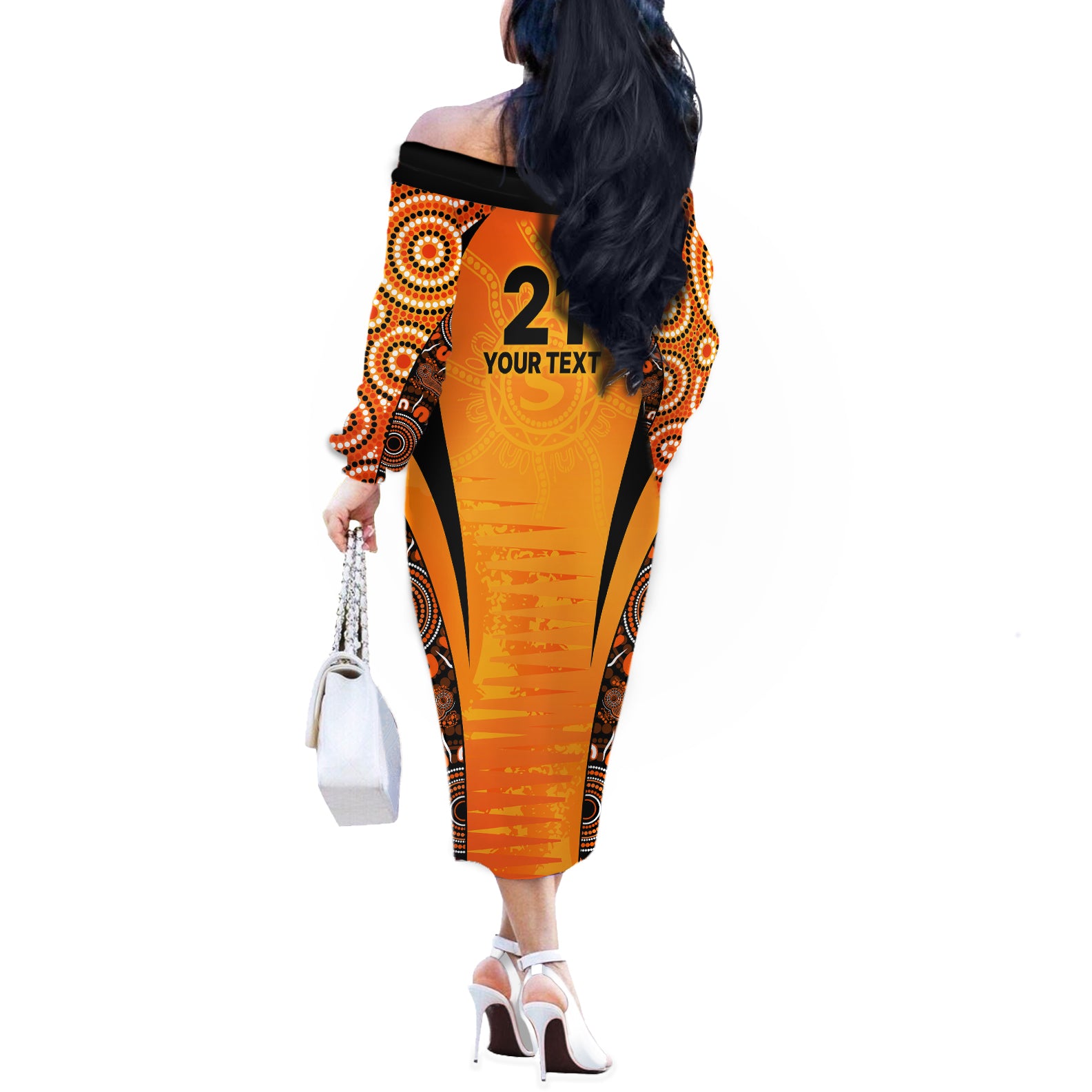 made-tough-scorchers-custom-off-the-shoulder-long-sleeve-dress-champions-bbl13-aboriginal-version