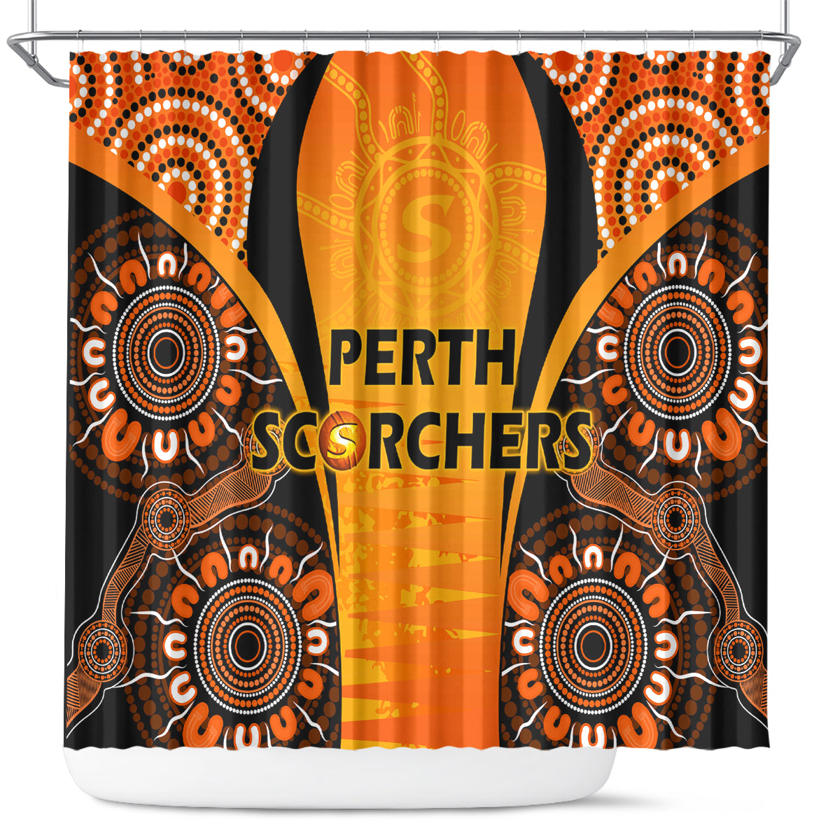 made-tough-scorchers-custom-shower-curtain-champions-bbl13-aboriginal-version