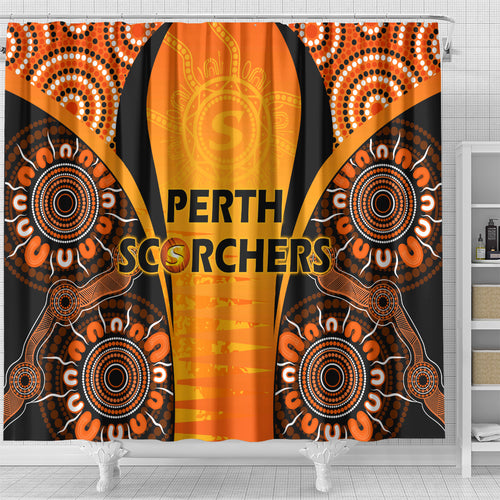 made-tough-scorchers-custom-shower-curtain-champions-bbl13-aboriginal-version