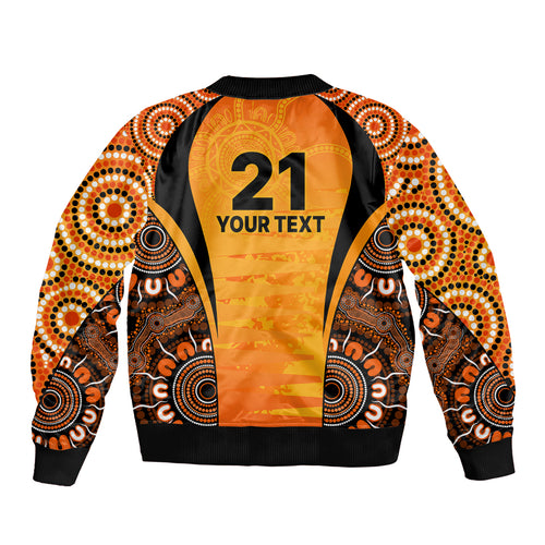made-tough-scorchers-custom-sleeve-zip-bomber-jacket-champions-bbl13-aboriginal-version