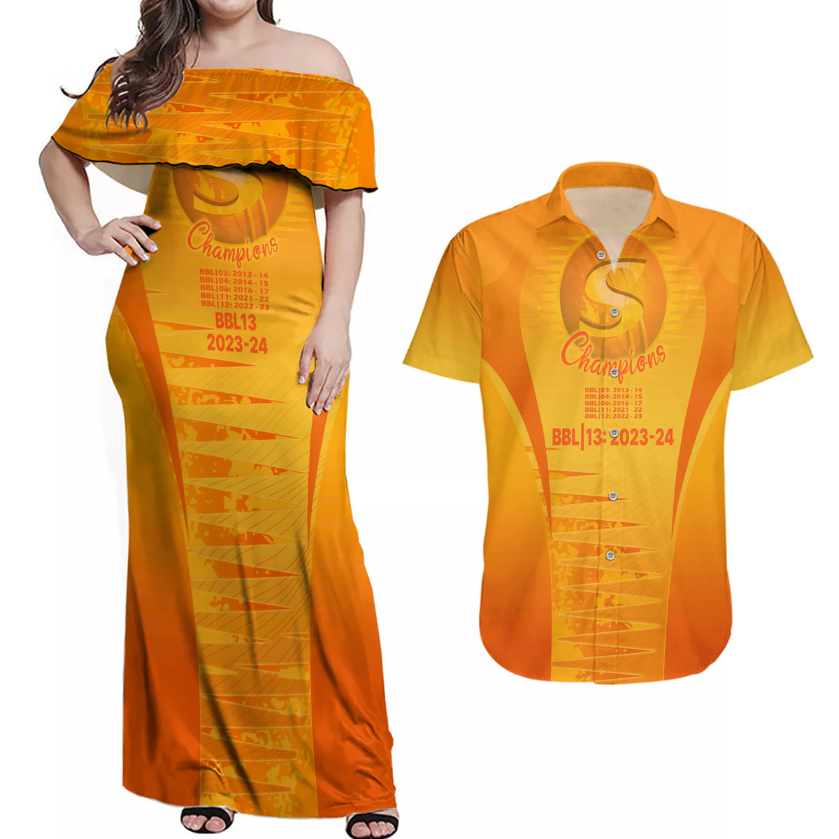 fire-up-scorchers-custom-couples-matching-off-shoulder-maxi-dress-and-hawaiian-shirt-the-sixth-time-champions