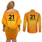 fire-up-scorchers-custom-couples-matching-off-shoulder-short-dress-and-long-sleeve-button-shirt-the-sixth-time-champions