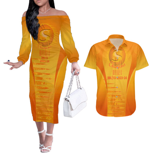 fire-up-scorchers-custom-couples-matching-off-the-shoulder-long-sleeve-dress-and-hawaiian-shirt-the-sixth-time-champions