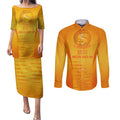 fire-up-scorchers-custom-couples-matching-puletasi-dress-and-long-sleeve-button-shirt-the-sixth-time-champions
