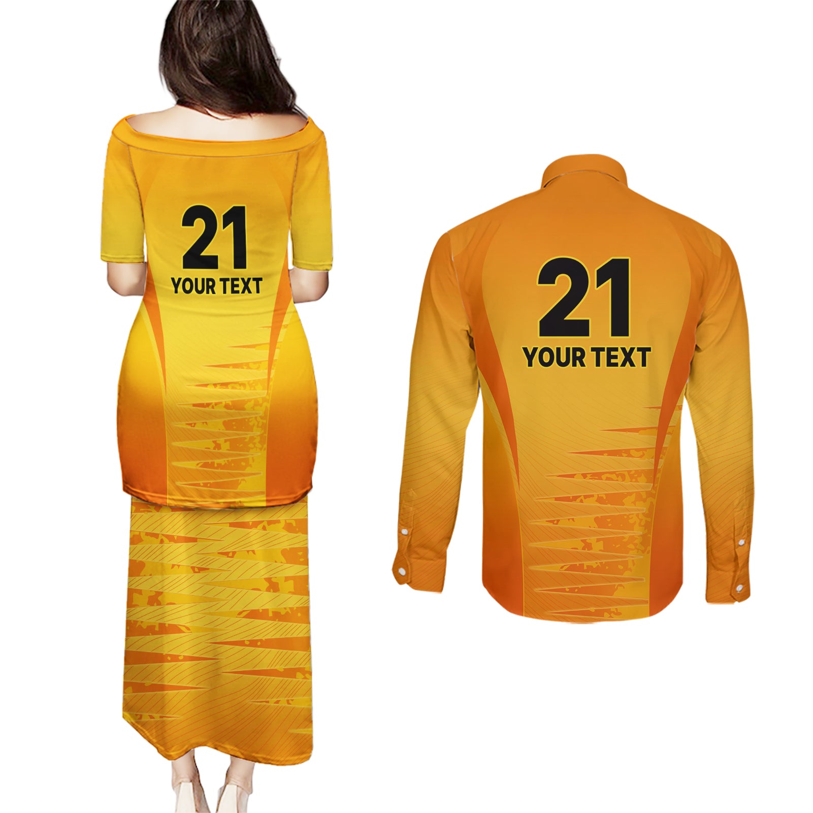 fire-up-scorchers-custom-couples-matching-puletasi-dress-and-long-sleeve-button-shirt-the-sixth-time-champions