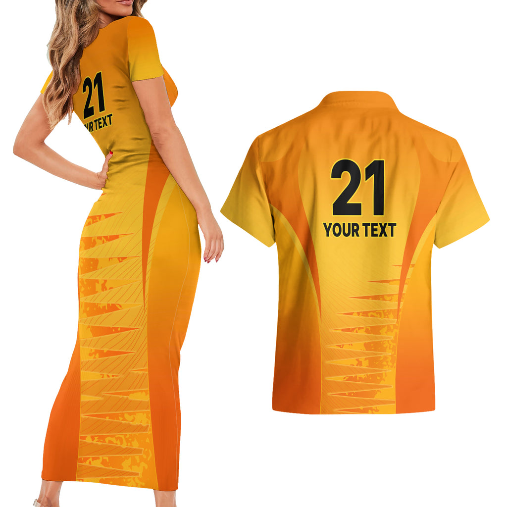 fire-up-scorchers-custom-couples-matching-short-sleeve-bodycon-dress-and-hawaiian-shirt-the-sixth-time-champions