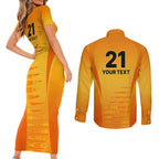 fire-up-scorchers-custom-couples-matching-short-sleeve-bodycon-dress-and-long-sleeve-button-shirt-the-sixth-time-champions