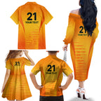 fire-up-scorchers-custom-family-matching-off-shoulder-long-sleeve-dress-and-hawaiian-shirt-the-sixth-time-champions