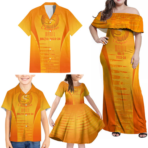 fire-up-scorchers-custom-family-matching-off-shoulder-maxi-dress-and-hawaiian-shirt-the-sixth-time-champions