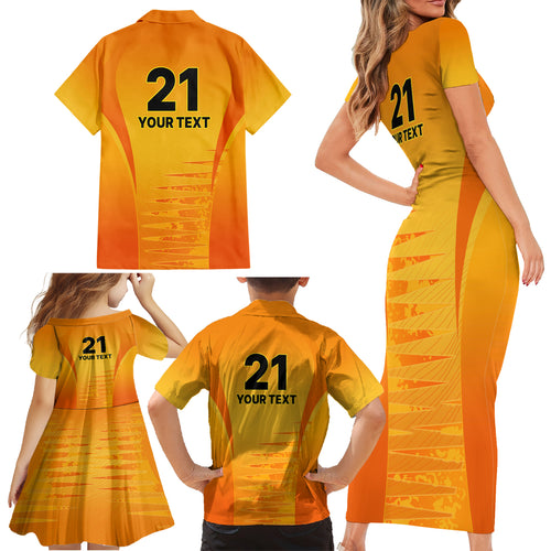 fire-up-scorchers-custom-family-matching-short-sleeve-bodycon-dress-and-hawaiian-shirt-the-sixth-time-champions