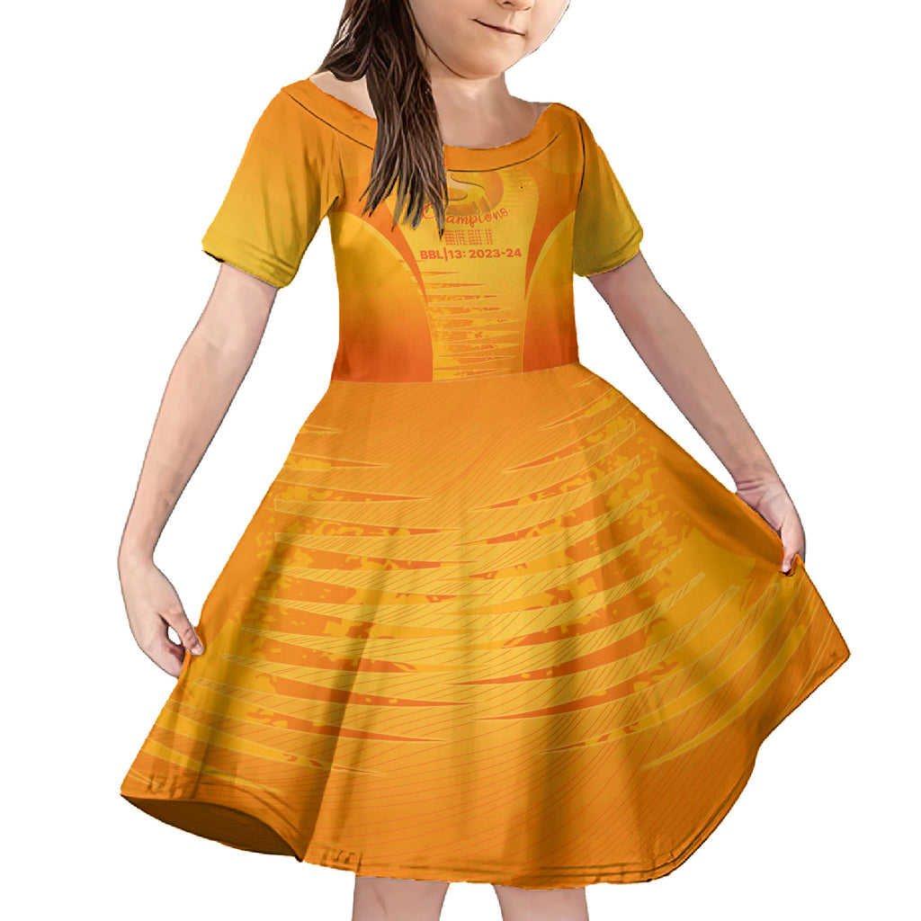 fire-up-scorchers-custom-kid-short-sleeve-dress-the-sixth-time-champions