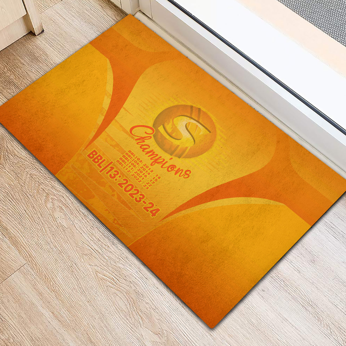 fire-up-scorchers-custom-rubber-doormat-the-sixth-time-champions
