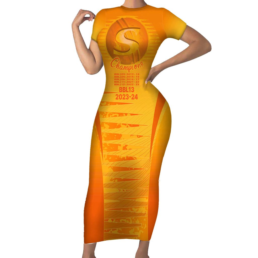 fire-up-scorchers-custom-short-sleeve-bodycon-dress-the-sixth-time-champions