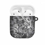 Aotearoa Maori Hei Tiki AirPods Case Kiwikiwi Kowhaiwhai Puhoro Motif