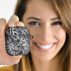Aotearoa Maori Hei Tiki AirPods Case Kiwikiwi Kowhaiwhai Puhoro Motif