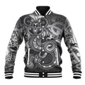 Aotearoa Maori Hei Tiki Baseball Jacket Kiwikiwi Kowhaiwhai Puhoro Motif