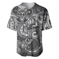 Aotearoa Maori Hei Tiki Baseball Jersey Kiwikiwi Kowhaiwhai Puhoro Motif