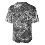 Aotearoa Maori Hei Tiki Baseball Jersey Kiwikiwi Kowhaiwhai Puhoro Motif