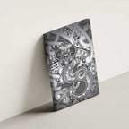 Aotearoa Maori Hei Tiki Canvas Wall Art Kiwikiwi Kowhaiwhai Puhoro Motif