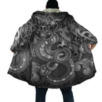 Aotearoa Maori Hei Tiki Cloak Kiwikiwi Kowhaiwhai Puhoro Motif