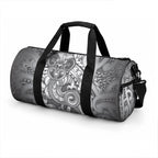 Aotearoa Maori Hei Tiki Duffle Bag Kiwikiwi Kowhaiwhai Puhoro Motif