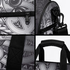 Aotearoa Maori Hei Tiki Duffle Bag Kiwikiwi Kowhaiwhai Puhoro Motif