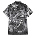 Aotearoa Maori Hei Tiki Family Matching Mermaid Dress and Hawaiian Shirt Kiwikiwi Kowhaiwhai Puhoro Motif