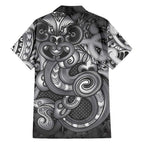 Aotearoa Maori Hei Tiki Family Matching Summer Maxi Dress and Hawaiian Shirt Kiwikiwi Kowhaiwhai Puhoro Motif