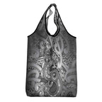 Aotearoa Maori Hei Tiki Grocery Bag Kiwikiwi Kowhaiwhai Puhoro Motif